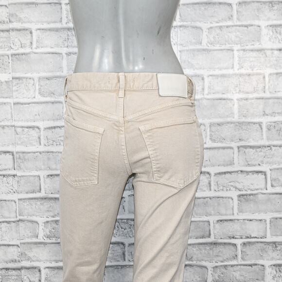 Moussy Vintage Women's Wolfcreek Skinny Jeans in off-white biege sz 27 - Picture 13 of 15